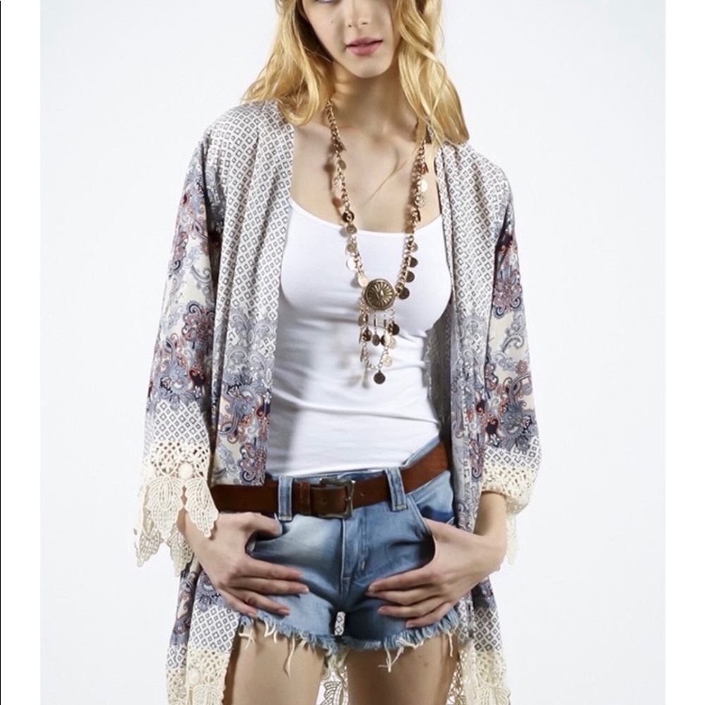 Sale BOHO KIMONO/CARDIGAN 1left - Picture 7 of 7